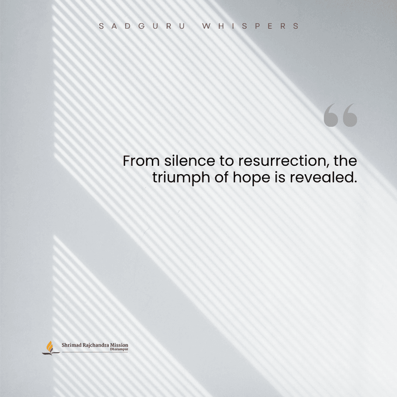 From silence to resurrection, the triumph of hope is revealed.