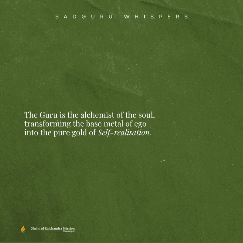 The Guru is the alchemist of the soul, transforming the base metal of ego into the pure gold of Self-realisation.